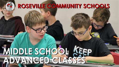 Roseville Community Schools - Middle School Advanced Classes - YouTube