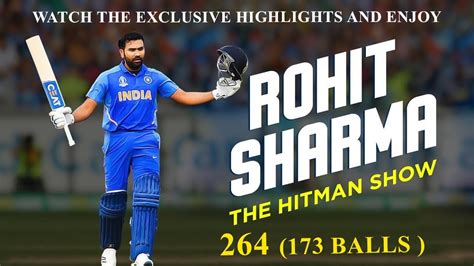 Rohit Sharma | 264 highlights | Vs | Sri Lanka | 173 balls | Watch ...