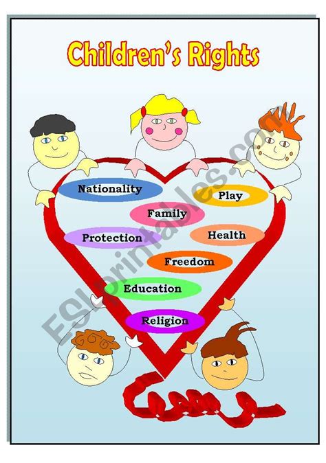 Children´s Rights Poster - ESL worksheet by tachita