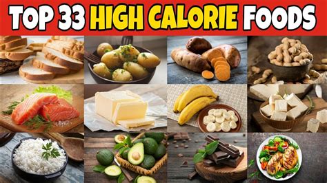 33 High Calorie Foods || High Calorie foods For Weight Gain 2021 - YouTube