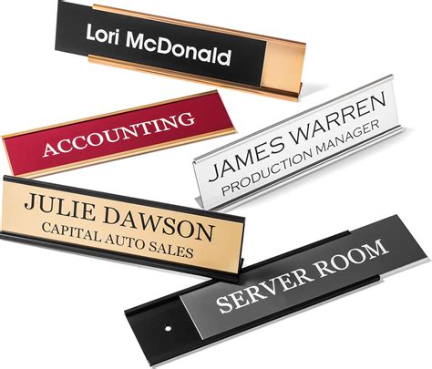 Customizable Engraved Desk Name Plates with Aluminum Philippines | Ubuy