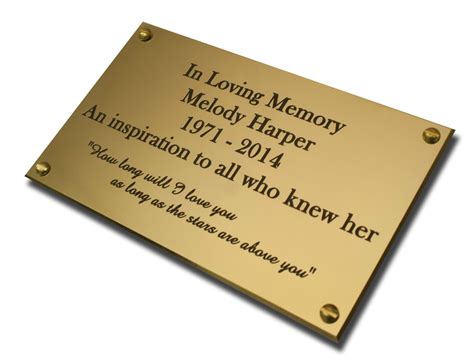 10" x 3" Solid Brass Plaque/Name plate. Deep Engraving in Solid Brass ...