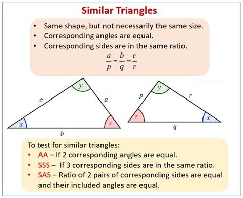 Using Similar Triangles (examples, solutions, videos, lessons ...