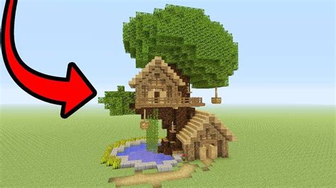 Minecraft Tutorial: How To Make A Tree Base "Easy Tree House ...