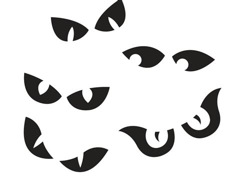 Cat Eyes Silhouette at GetDrawings | Free download