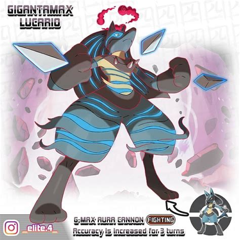 Élite4 on Instagram: “SINNOH CONFIRMED? MEET GIGANTAMAX LUCARIO! The ...