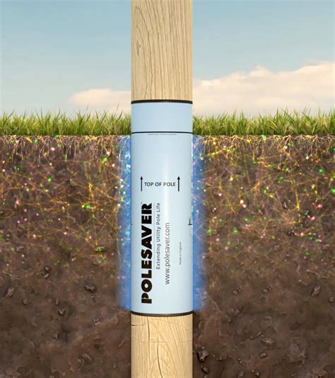 Polesaver Barrier Sleeves - Preventing Wooden Utility Pole Failure