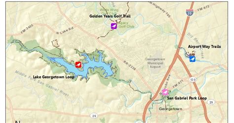 GIS@SU: Georgetown Recreation Trails Map