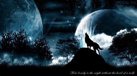 Wolf And Moon Wallpapers - Wallpaper Cave