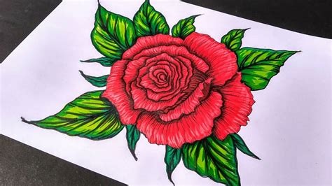 How To Draw A Rose With A Pen : This drawing lesson will walk you step ...