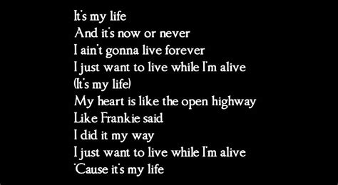 Its My Life Bon Jovi Lyrics