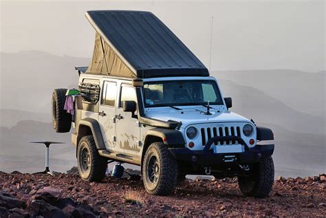 The Epic Jeep Wrangler Camper Conversion With A Pop Top