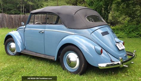 1960 Vw Volkswagen Beetle Convertible Classic