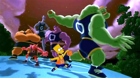 Bart Simpson Plays Basketball with The Monstars by JakeyFrolloGothel on ...