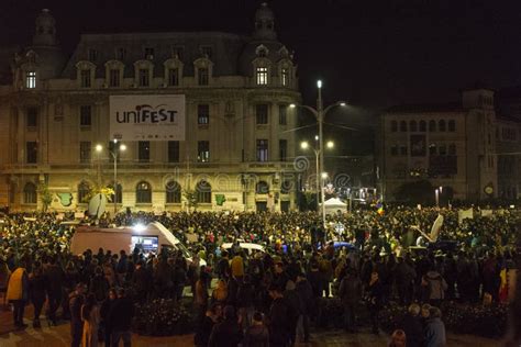 Massive Anti-corruption Protests in Bucharest Editorial Photo - Image ...