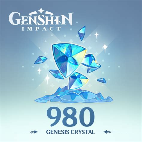 Genshin Impact - 980 Genesis Crystals