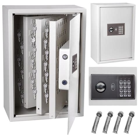 15x9x21 Inch Electronic Key Cabinet Digital Safe Box Lock 245 Key ...