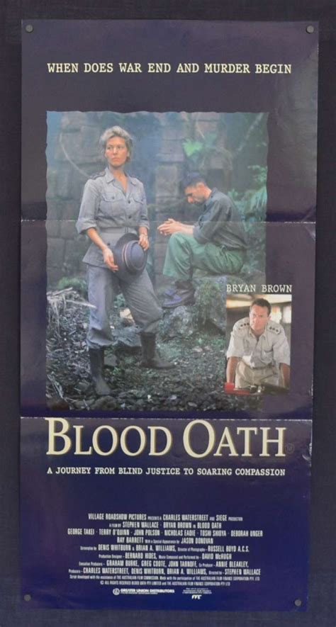 All About Movies - Blood Oath 1990 aka Prisoners Of The Sun Daybill ...