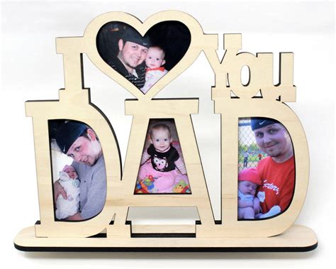 I Love You Dad Picture Frame | Etsy