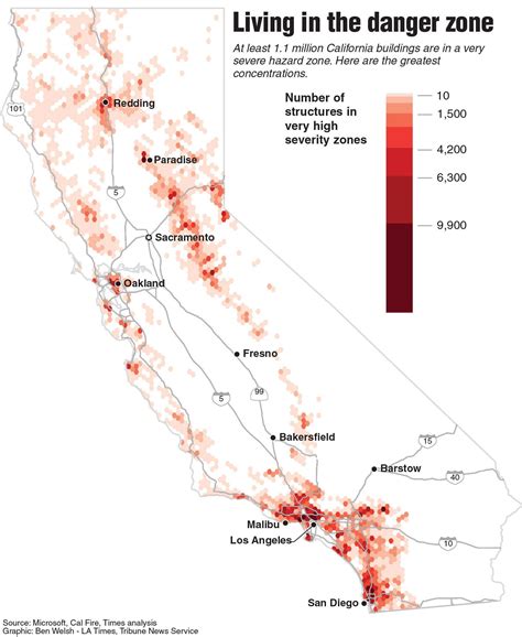 Los Angeles Fire Risk Map | Zone Map