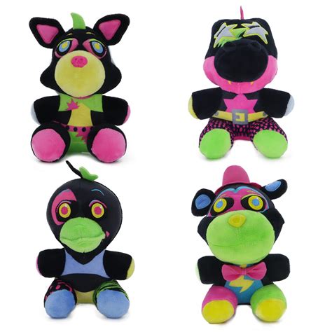 Buy FNAF Security Breach Plushies Set Montgomery Gator Glamrock Freddy ...