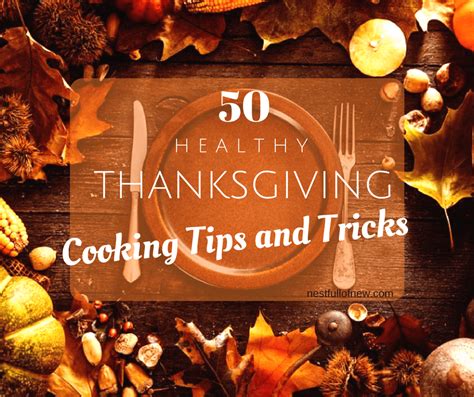 50 Healthy Thanksgiving Cooking Tips and Tricks