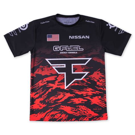 FaZe Clan Pro Team Jersey Custom Red FaZe Clan Tiger Camo or Snow Camo ...