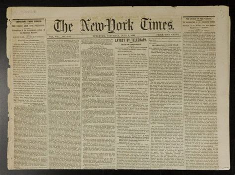 398: 1800s Newspapers from the United States : Lot 398