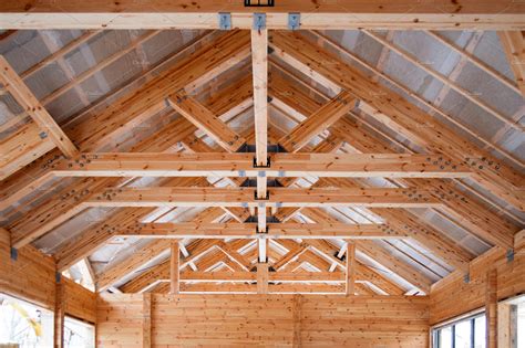 roof construction of wooden trusses | Architecture Stock Photos ...