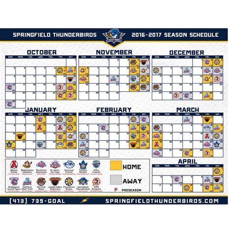 Boston Bruins Printable Schedule