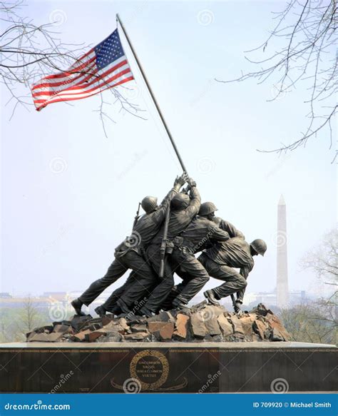 Iwo Jima Memorial Stock Photo - Image: 709920