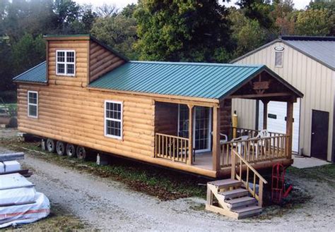 Log Cabin Mobile Homes with Lofts | Mobile Homes Ideas