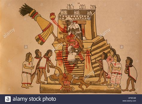 Human Sacrifice Aztec Stock Photos & Human Sacrifice Aztec Stock Images ...