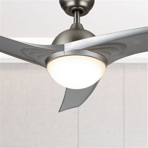 Modern Ceiling Fan with LED Panel Light & Remote Control for Indoor Use ...