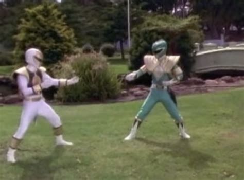 White Ranger Vs Green Ranger by NicholasP1996 on DeviantArt