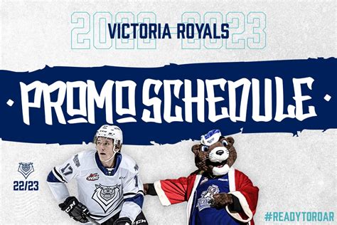 Royals Announce 15 Promotional Dates for 2022-2023 Season – Victoria Royals