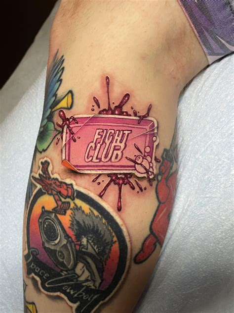 Fight club soap bar sticker! : r/TattooDesigns