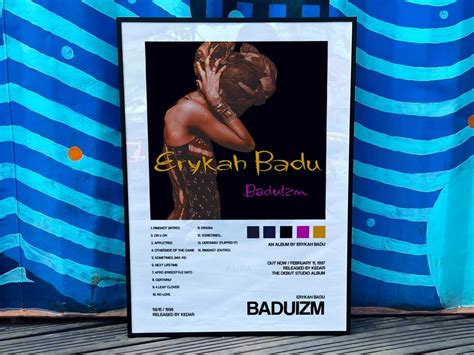 Erykah Badu baduizm Album Cover Poster - Etsy