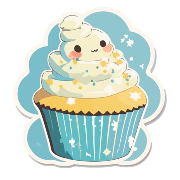 Cupcake Stickers - Free food and restaurant Stickers, Cupcake Stickers