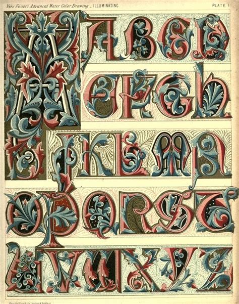 Complete Alphabets Design | Alphabet design, Illuminated letters ...