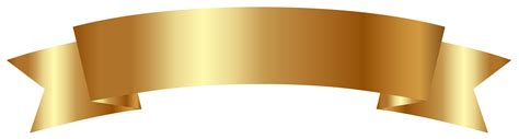 Gold Ribbon PNG Image