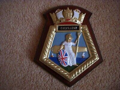 ROYAL NAVY HMS Raleigh ships crest £20.00 - PicClick UK