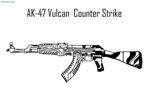 Ak 47 Coloring Pages