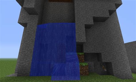 secret waterfall hideout [redstone] Minecraft Map