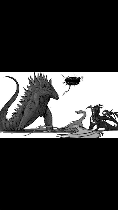 Funny Godzilla Drawings