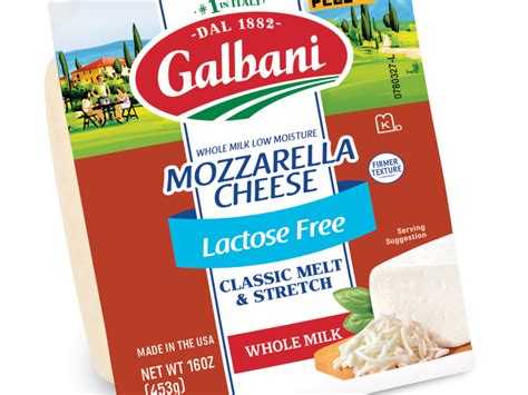 Lactose Free Mozzarella | Galbani Cheese