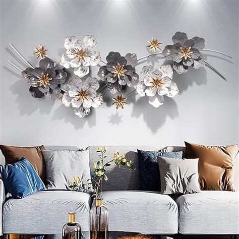 Waving Flowers 3D Metal Wall Art – Chalk My Theme