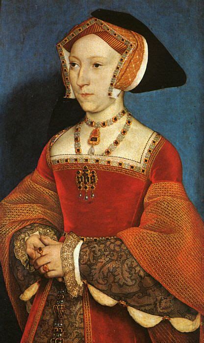 More Tudors :) Hans Holbein - Portrait of Jane Seymour - c. 1536 - 1537 ...