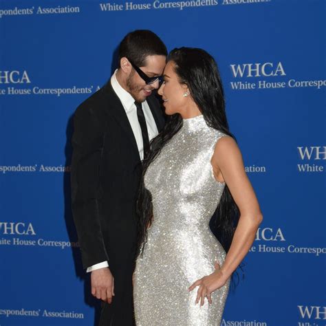 KIM KARDASHIAN and Pete Davidson at 2022 White House Correspondents ...