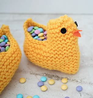 Ravelry: Easter Chick Basket pattern by Gina Michele